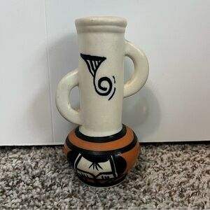 Vintage Betty Selby Boho Desert Pueblo Pottery Vase 6.5” Tall